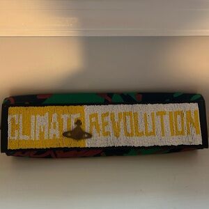 RARE Vivienne Westwood Beaded East West Clutch